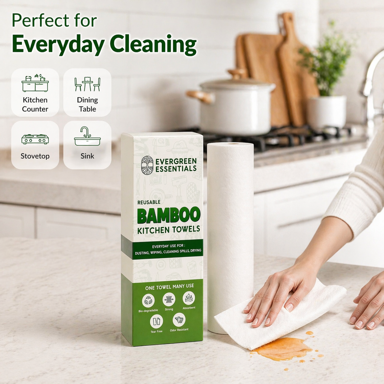 Bamboo Towel front